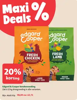 Maxi Zoo Edgard Cooper Hondenvoeding aanbieding
