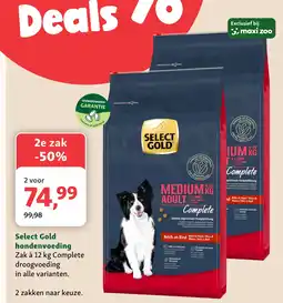 Maxi Zoo select gold hondenvoeding aanbieding