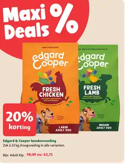 Maxi Zoo Edgard & Cooper Hondenvoeding aanbieding