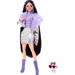 Bol.com Barbie Extra - Lila/Zilvere Outfit - Barbiepop aanbieding