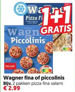 Dekamarkt Wagner fina of piccolinis aanbieding