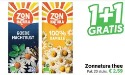 Dekamarkt Zonnatura thee aanbieding