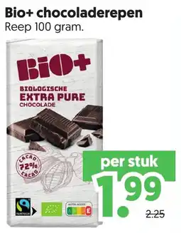 Dekamarkt Bio+ chocoladerepen aanbieding