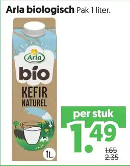 Dekamarkt Arla biologisch aanbieding