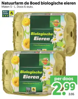 Dekamarkt Natuurfarm de Boed biologische eieren aanbieding