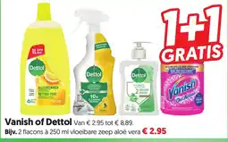 Dekamarkt Vanish of Dettol aanbieding
