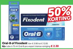Dekamarkt Oral-B of Fixodent aanbieding