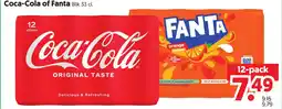 Dekamarkt Coca-Cola of Fanta aanbieding