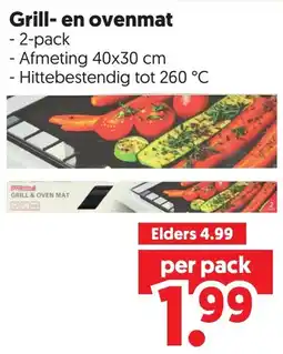 Dekamarkt Grill- en Ovenmat aanbieding