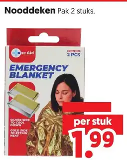 Dekamarkt Nooddeken aanbieding