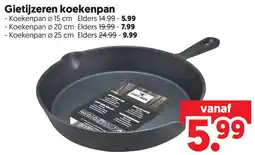 Dekamarkt Gietijzeren Koekenpan aanbieding