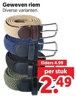 Dekamarkt Geweven riem aanbieding