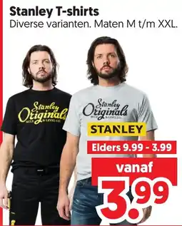 Dekamarkt Stanley T-Shirts aanbieding