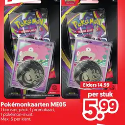 Dekamarkt Pokémonkaarten ME05 aanbieding