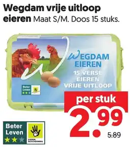 Dekamarkt Wegdam vrije uitloop eieren aanbieding