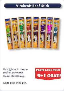 Huisdier Voordeelshop Vitakraft Beef Stick aanbieding