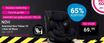 Novi Autostoel Novi Tobias V2 I-Size All Black