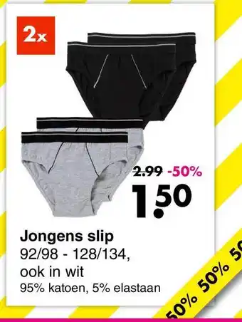 Wibra Jongens Slip aanbieding