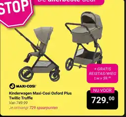Van Asten BabySuperstore Kinderwagen Maxi-Cosi Oxford Plus Twillic Truffle aanbieding