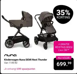 Van Asten BabySuperstore Kinderwagen Nuna DEMI Next Thunder aanbieding