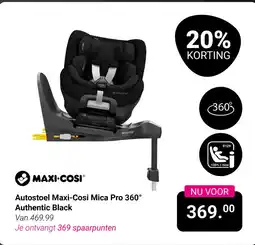 Van Asten BabySuperstore Autostoel Maxi-Cosi Mica Pro 360° aanbieding
