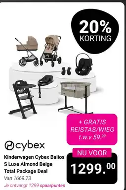 Van Asten BabySuperstore Kinderwagen Cybex Balios S Lux Chocolate Brown/ Brown Total Package Deal aanbieding