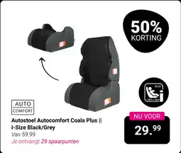 Van Asten BabySuperstore Autostoel Autocomfort Coala Plus || I-Size Black / Grey aanbieding