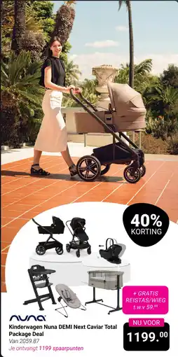 Van Asten BabySuperstore Kinderwagen Nuna DEMI Next Caviar Total Package Deal aanbieding