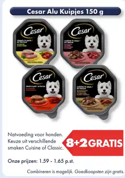 Huisdier Voordeelshop Cesar Alu Kuipjes aanbieding