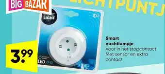 Big Bazar Smart Nachtlampje aanbieding