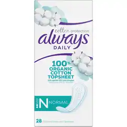 PLUS Always Cotton Protection Normal SP 28ct aanbieding