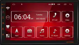 Bol.com Autoradio | Android 9.1 | 2 Din universeel | Navigatiesysteem | 7' HD scherm | Achteruitrijcamera aanbieding