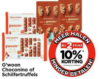 Vomar Voordeelmarkt G'woon Choconino Of Schilfertruffels aanbieding