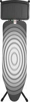 Bol.com Brabantia Strijkplank B - met Stoomunithouder - 124x38 cm - Titan Oval aanbieding