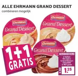 Coop ALLE EHRMANN GRAND DESSERT aanbieding