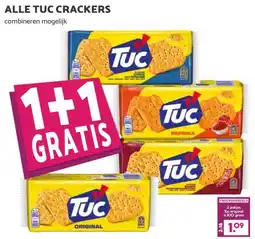 Coop ALLE TUC CRACKERS aanbieding