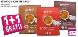 Coop G'WOON KOFFIEPADS aanbieding