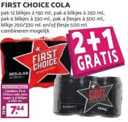 Coop FIRST CHOICE COLA aanbieding