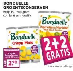 Coop BONDUELLE GROENTECONSERVEN aanbieding