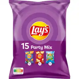 Dirk Lay's Party mix 3 smaken 15 zakjes aanbieding