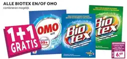 Coop ALLE BIOTEX EN/OF OMO aanbieding
