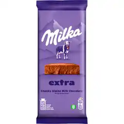 Dirk Milka Chocoladereep chunky melk aanbieding