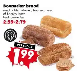 Coop Boonacker brood aanbieding