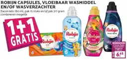 Boon`s Markt ROBIJN CAPSULES, VLOEIBAAR WASMIDDEL EN/OF WASVERZACHTER aanbieding