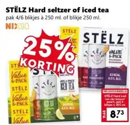 Coop STELZ Hard seltzer of iced tea aanbieding