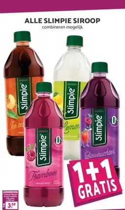 Coop ALLE SLIMPIE SIROOP aanbieding