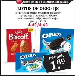 Coop LOTUS OF OREO IJS aanbieding