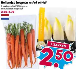 Boon`s Markt Hollandse bospeen en/of witlof aanbieding