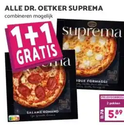 Boon`s Markt ALLE DR. OETKER SUPREMA aanbieding