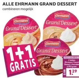 Boon`s Markt ALLE EHRMANN GRAND DESSERT aanbieding